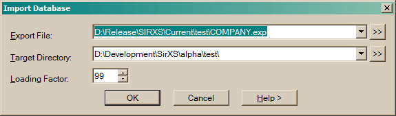 Import Database